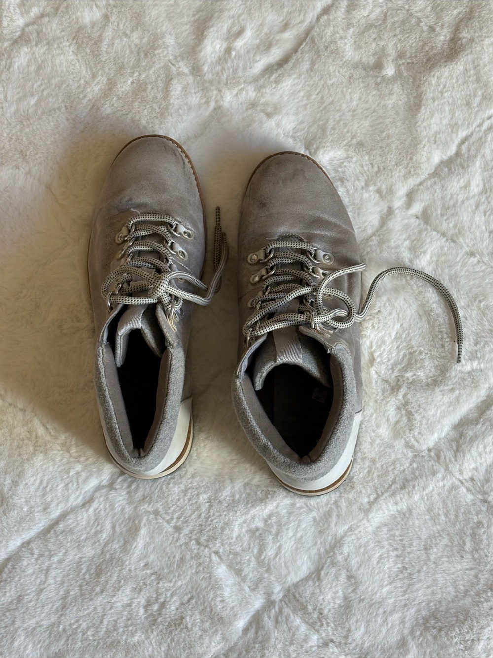 White Mountain Women’s Gray Casual Hiking Boots - Neutral Gray - Picture 3 of 16